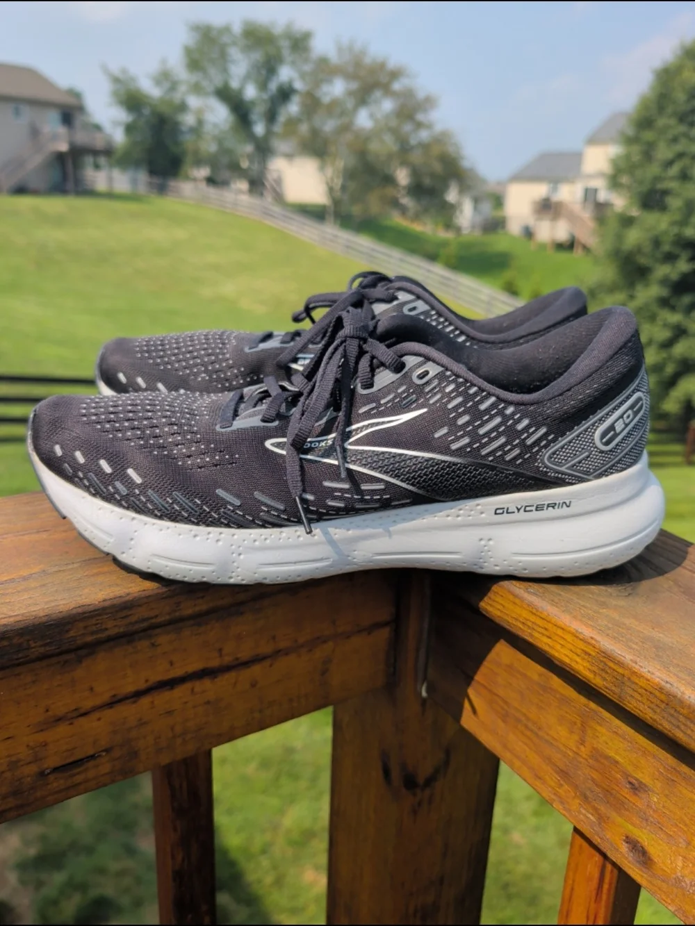 Brooks Glycerin 20 Black Mens' Sz 12.5 Wide
